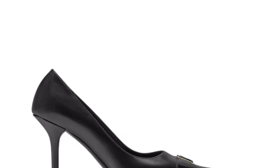 LV City Pump Heel Black