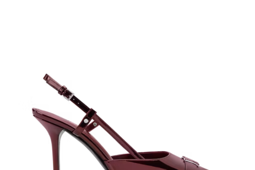 LV City Slingback Pump Deep Glossy Red