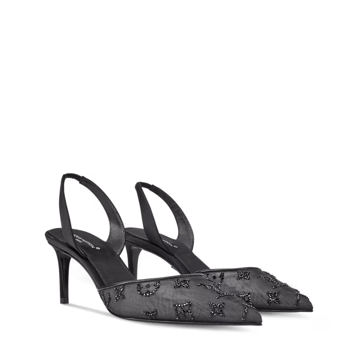 LV Gala Slingback Pump Heel Noir/Black 2026 | Drip Kickz LV Gala Slingback Pump Heel Noir/Black - Image 2