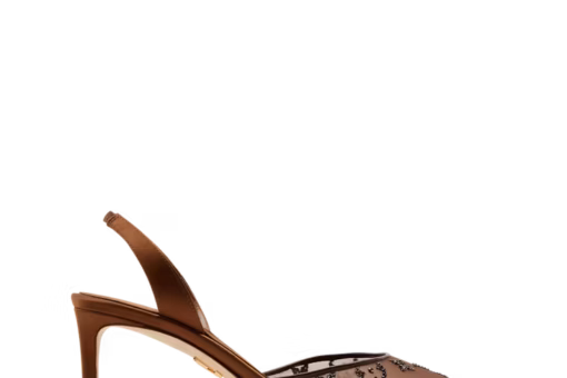 LV Gala Slingback Pump Heel Marron
