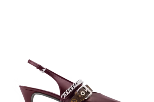 LV Vibe Slingback Pump Burgundy