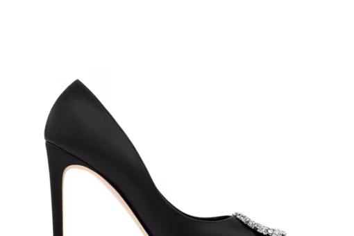 LV Met Pump High Heel Black