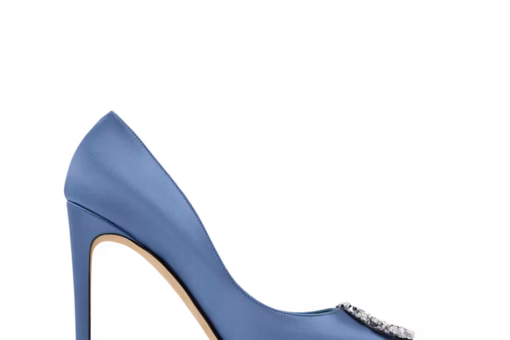 LV Met Pump High Heel Blue