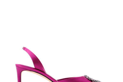 LV Met Slingback Pump Pink