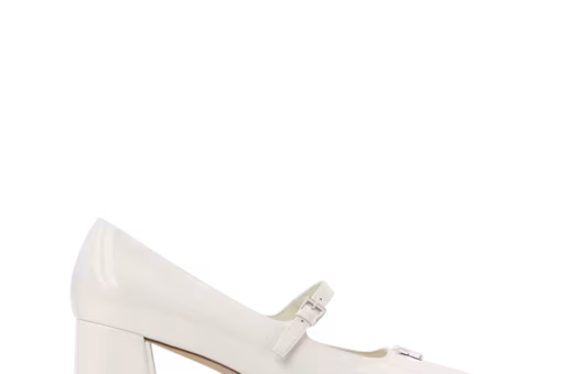 LV Swing Mary-Jane Pump Creme