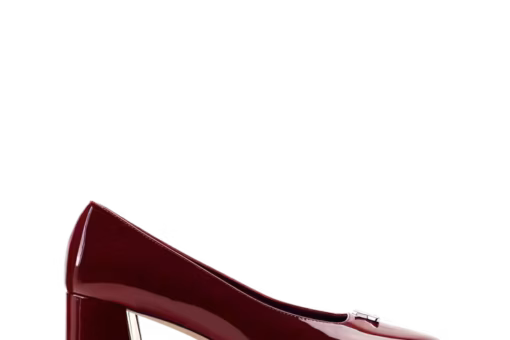 LV Swing Pump Heel Bordeaux