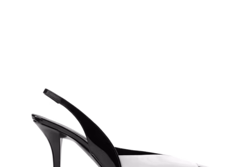 LV Urban Twist Slingback Pump Black/White