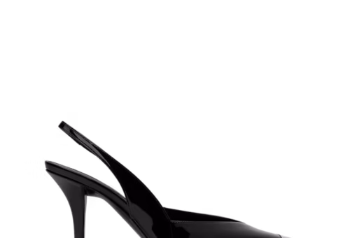 LV Urban Twist Slingback Pump Black/Silver