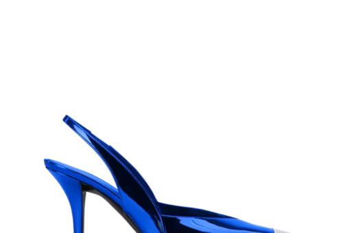 LV Urban Twist Slingback Pump Shiny Blue/Silver