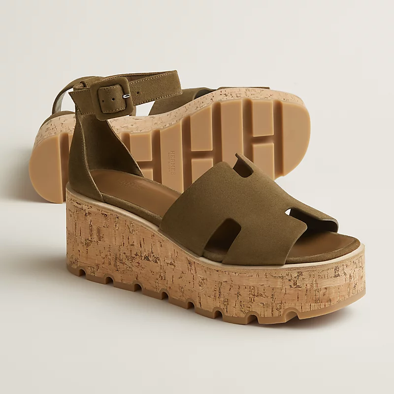 Hermes Luce 30 Sandal Heel Terre Ambrée 2026 | Drip Kickz Hermes Luce 30 Sandal Heel Terre Ambrée - Image 2