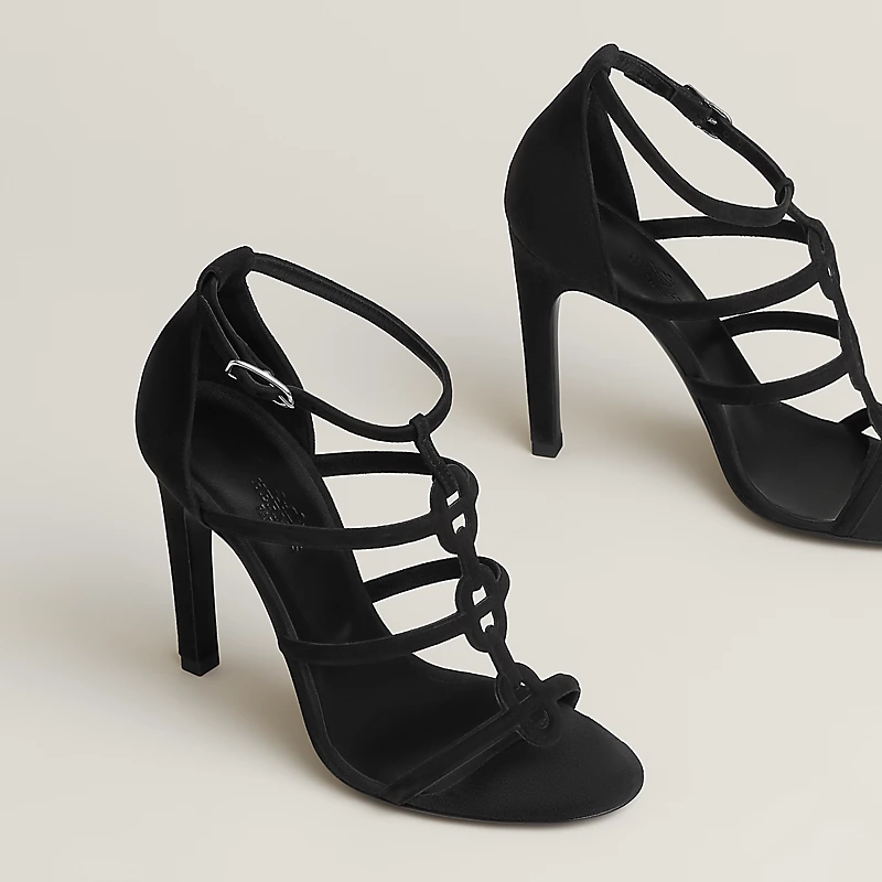 Hermes Magic 105 Sandal High Heel Noir 2026 | Drip Kickz Hermes Magic 105 Sandal High Heel Noir - Image 2