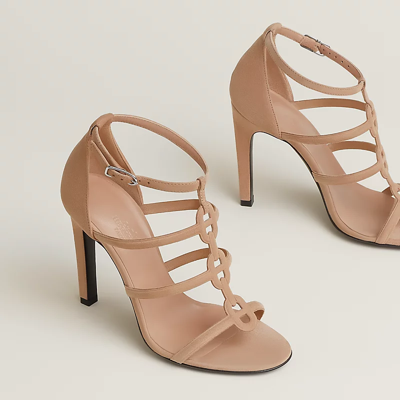 Hermes Magic 105 Sandal High Heel Beige Perlino 2026 | Drip Kickz Hermes Magic 105 Sandal High Heel Beige Perlino - Image 2