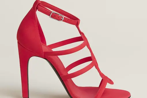 Hermes Magic 105 Sandal High Heel Rose Grenade - 39