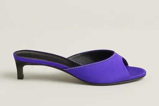 Hermes Marilyn 40 Sandal Heel Violet Zinzolin - 36