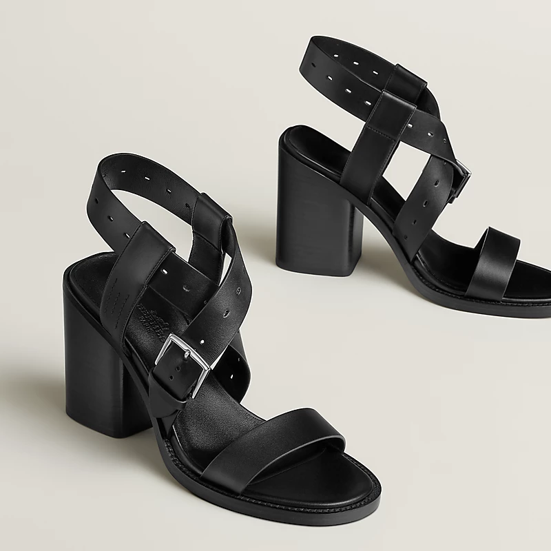 Hermes Milly 90 Sandal Black 2026 | Drip Kickz Hermes Milly 90 Sandal Black - Image 2