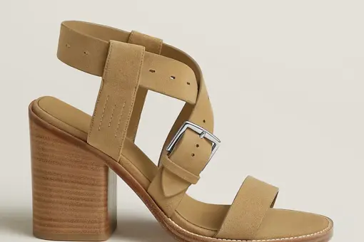 Hermes Milly 90 Sandal Beige Albâtre - 41