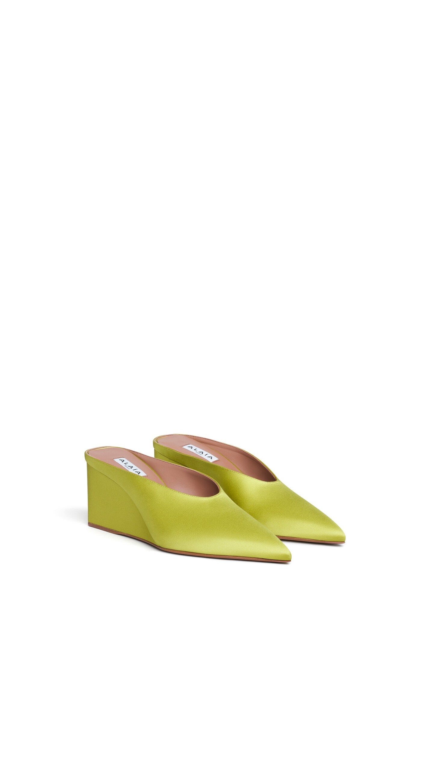 Alaïa Cube Mules Satin 2026 | Drip Kickz Alaïa Cube Mules Satin - Image 2