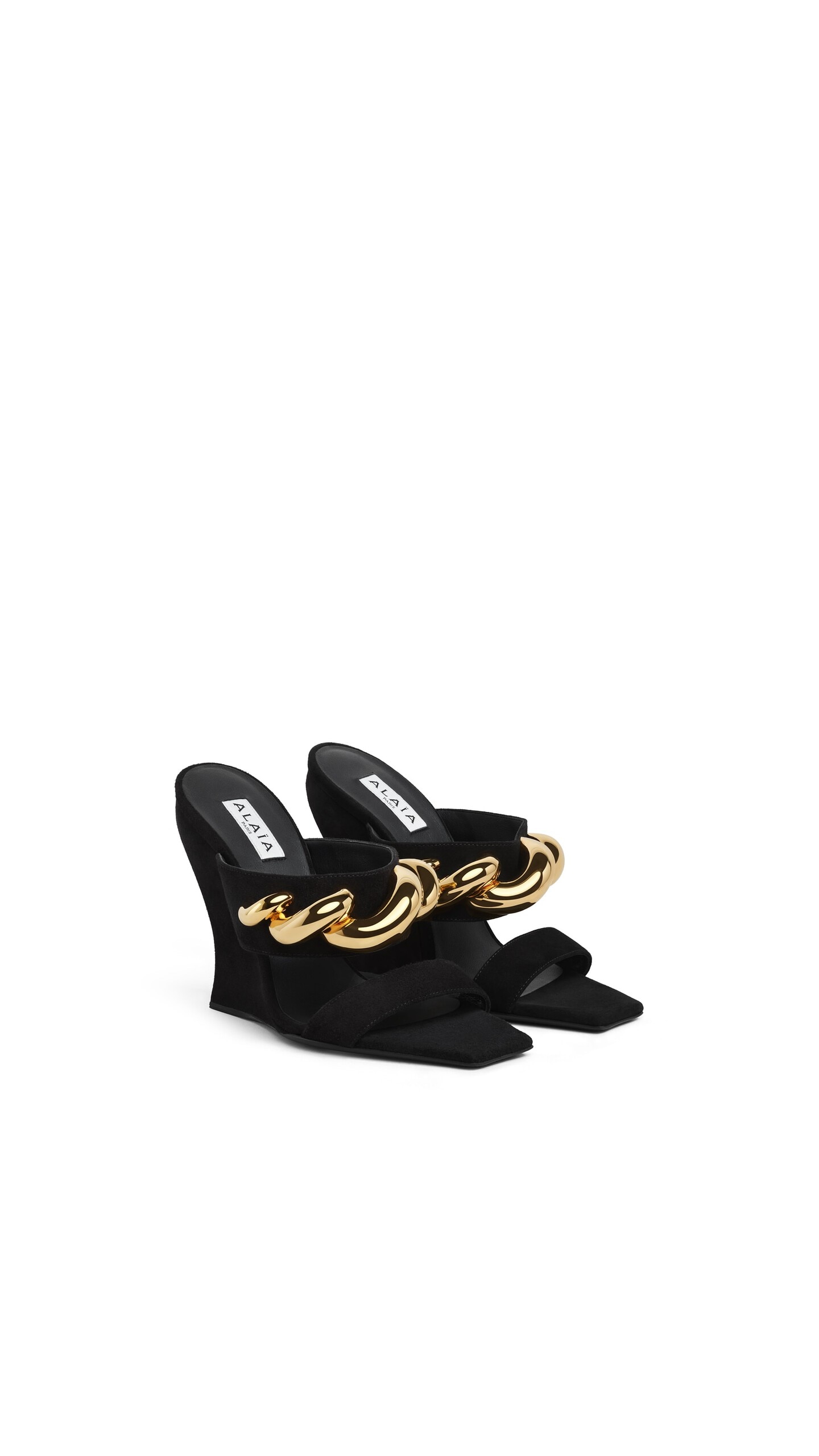 Alaïa Wave Jewel Mules Suede 2026 | Drip Kickz Alaïa Wave Jewel Mules Suede - Image 2