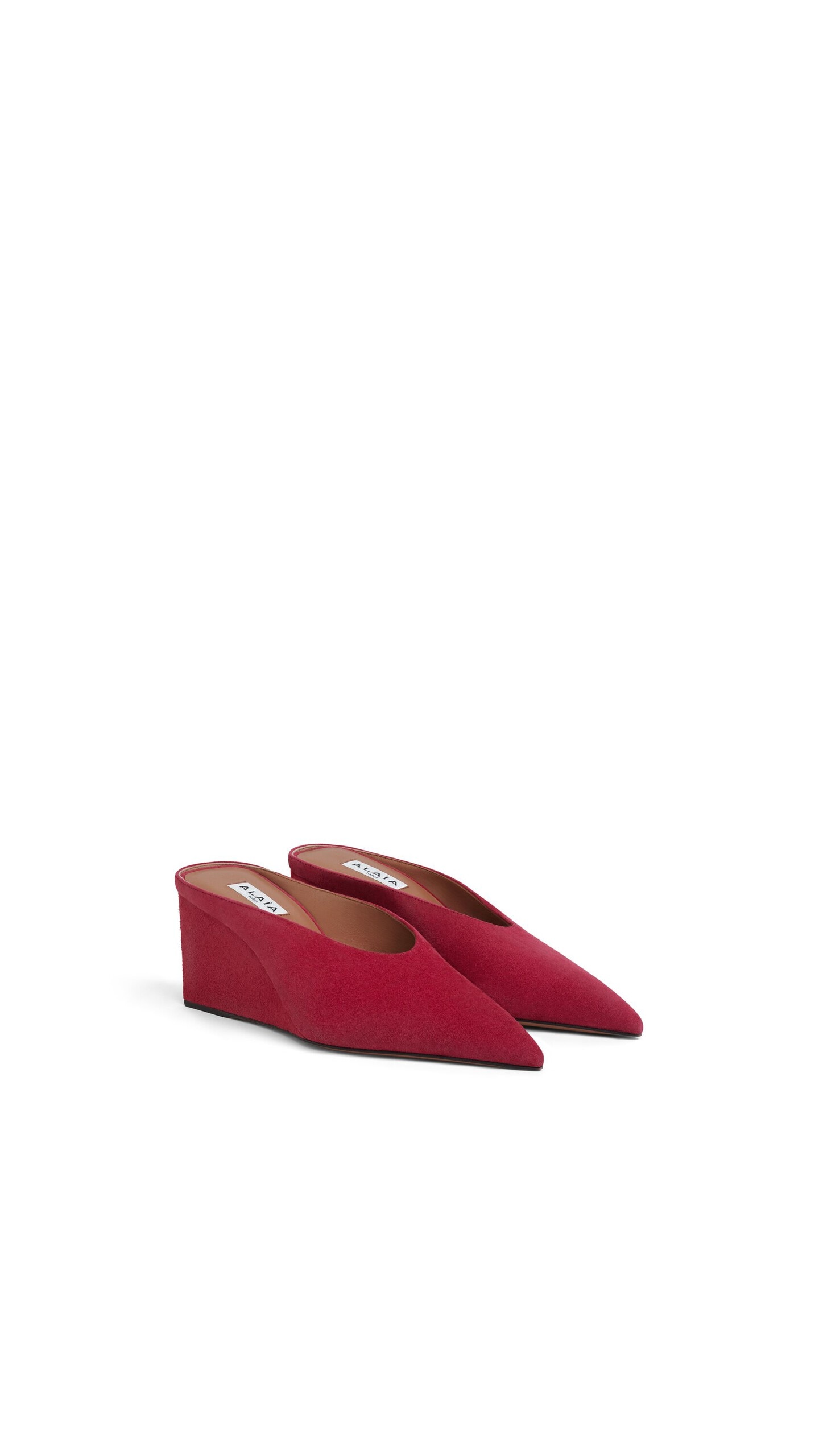 Alaïa Cube Wedge Mules Suede 2026 | Drip Kickz Alaïa Cube Wedge Mules Suede - Image 2