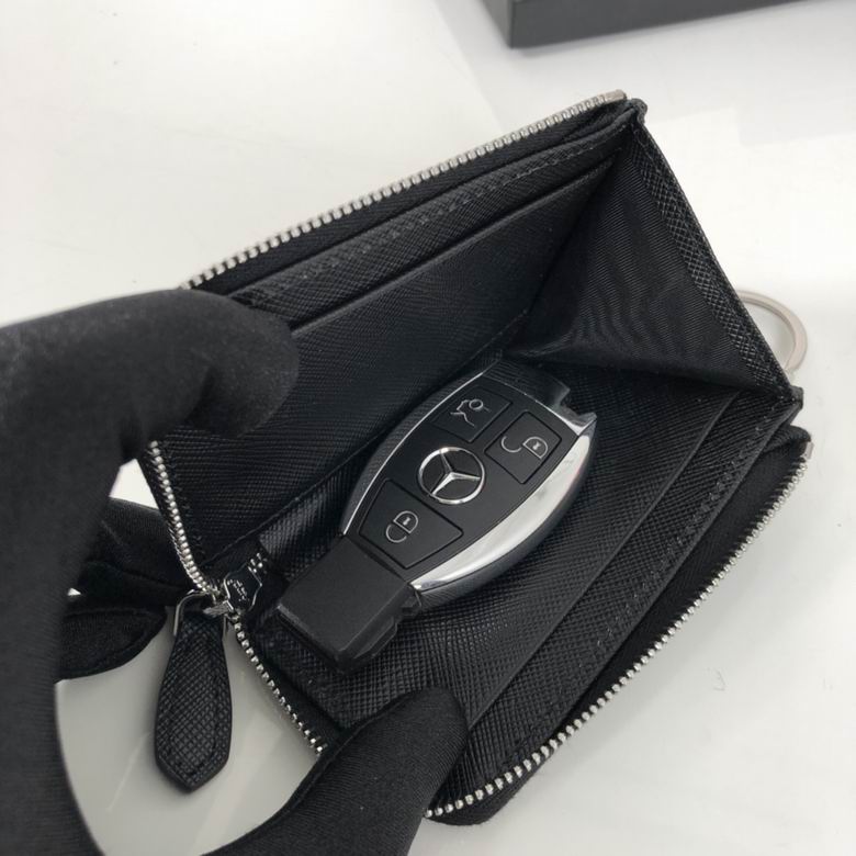 Prada Coin Case Leather Black 2026 | Drip Kickz Prada Coin Case Leather Black - Image 2