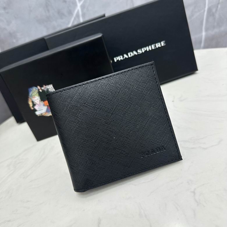 Prada Saffiano Leather Bifold Wallet Black 2026 | Drip Kickz Prada Saffiano Leather Bifold Wallet Black - Image 3