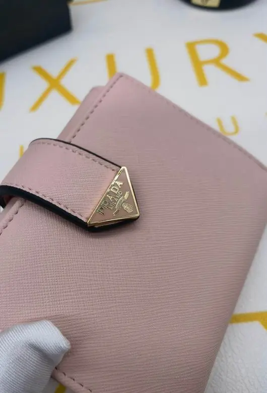 Prada Saffiano Leather Wallet Pink 2026 | Drip Kickz Prada Saffiano Leather Wallet Pink - Image 3
