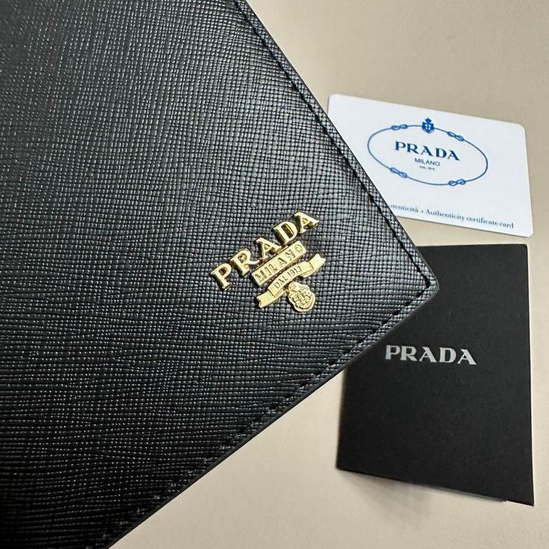 Prada Saffiano Small Wallet in Sunny Black 2026 | Drip Kickz Prada Saffiano Small Wallet in Sunny Black - Image 2