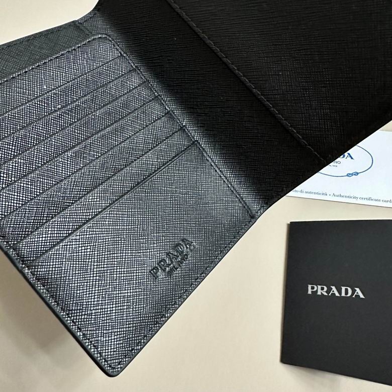 Prada Saffiano Small Wallet in Sunny Black 2026 | Drip Kickz Prada Saffiano Small Wallet in Sunny Black - Image 3