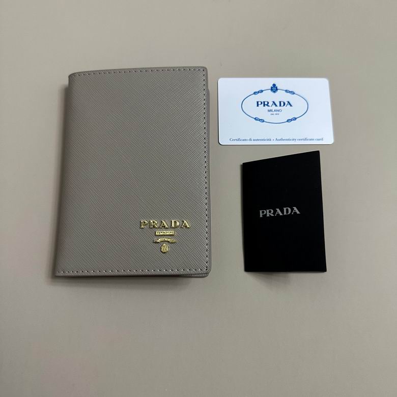 Prada Saffiano Small Wallet in Sunny Grey 2026 | Drip Kickz Prada Saffiano Small Wallet in Sunny Grey