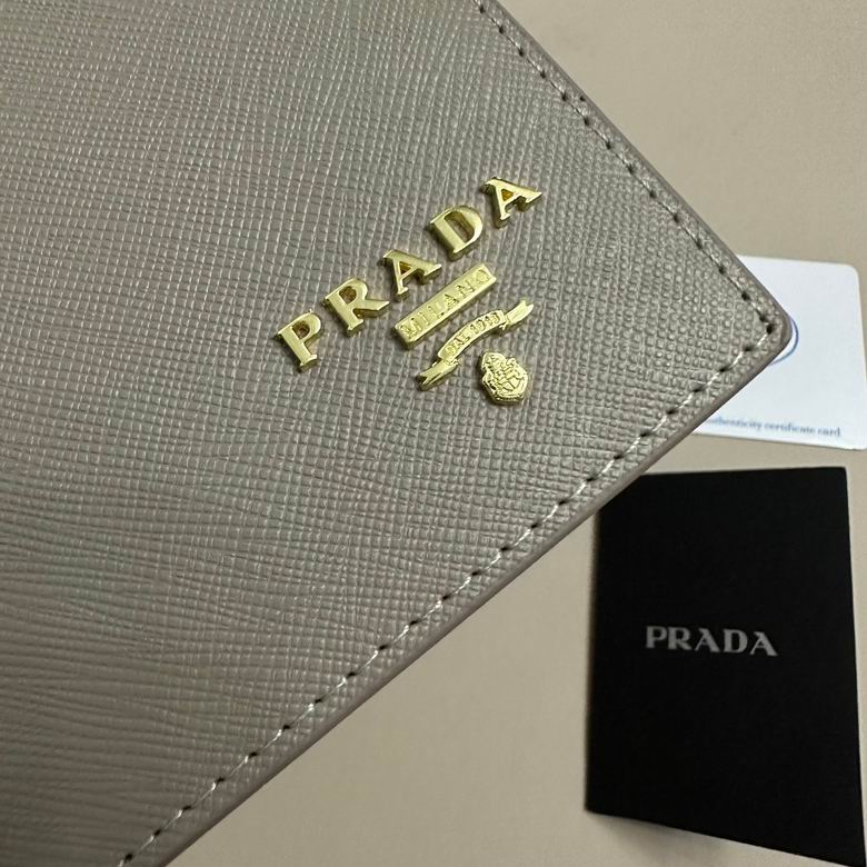 Prada Saffiano Small Wallet in Sunny Grey 2026 | Drip Kickz Prada Saffiano Small Wallet in Sunny Grey - Image 2
