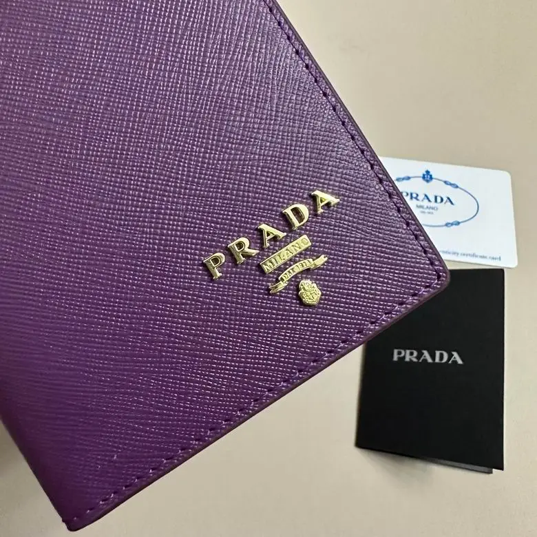 Prada Saffiano Small Wallet in Sunny Purple 2026 | Drip Kickz Prada Saffiano Small Wallet in Sunny Purple - Image 2