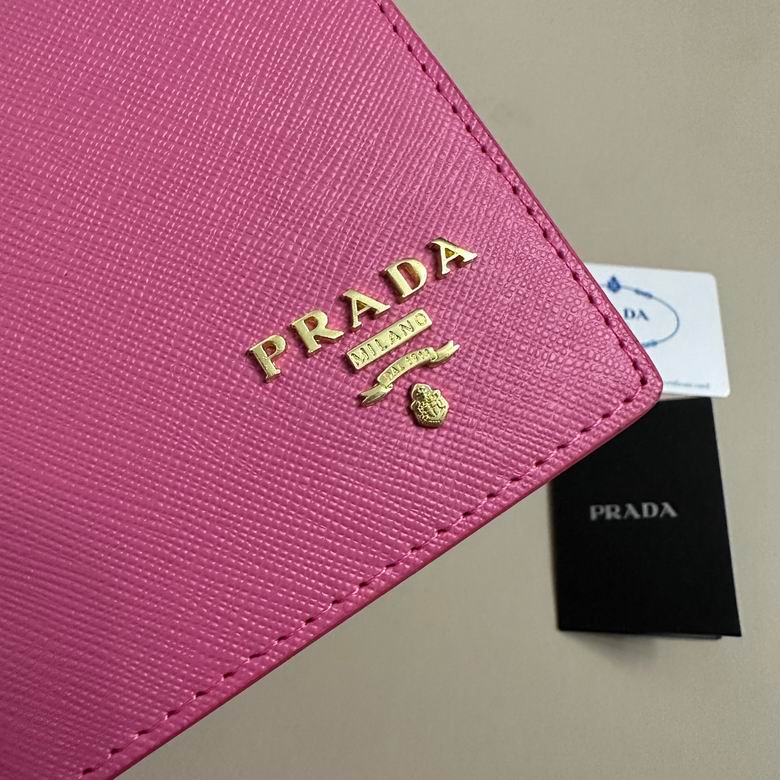 Prada Saffiano Small Wallet in Sunny Hot Pink 2026 | Drip Kickz Prada Saffiano Small Wallet in Sunny Hot Pink - Image 3