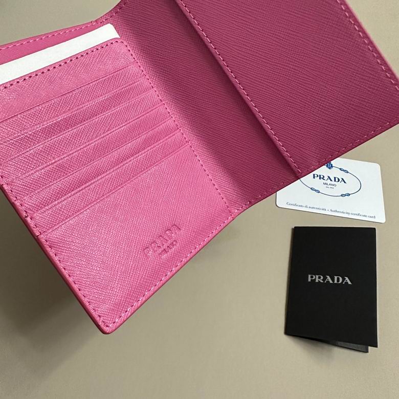 Prada Saffiano Small Wallet in Sunny Hot Pink 2026 | Drip Kickz Prada Saffiano Small Wallet in Sunny Hot Pink - Image 2