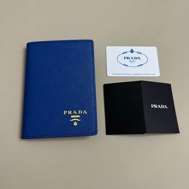 Prada Saffiano Small Wallet in Sunny Blue 2026 | Drip Kickz Prada Saffiano Small Wallet in Sunny Blue