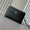 Prada Hand Bag Wallet 27cm in Crocodile Black