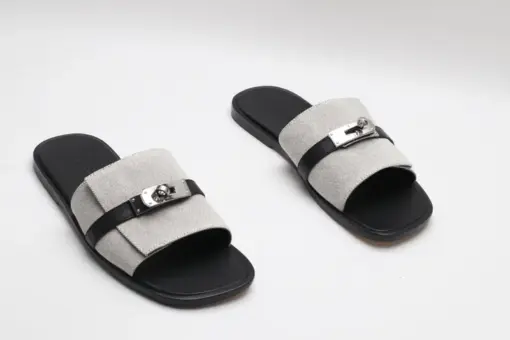 Hermès Gabriel Sandal Grey