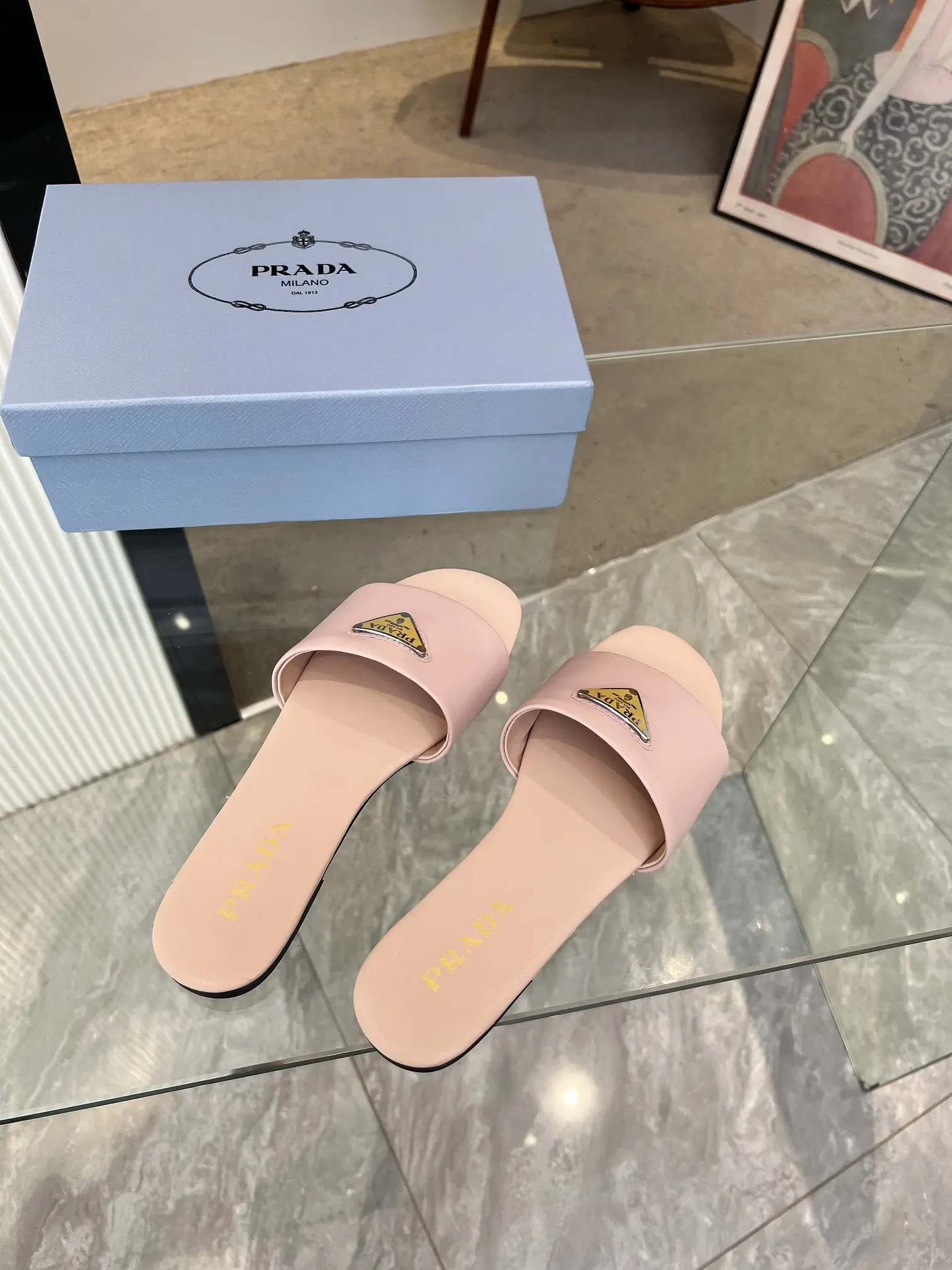 Prada Slipper Pink 2026 | Drip Kickz Prada Slipper Pink - Image 2