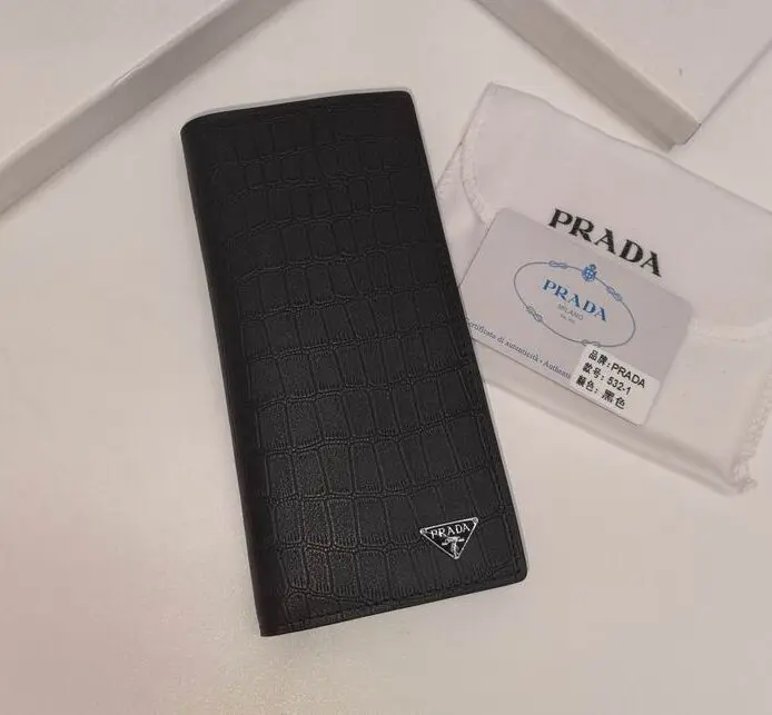 Parda Long Wallet Black 2026 | Drip Kickz Parda Long Wallet Black