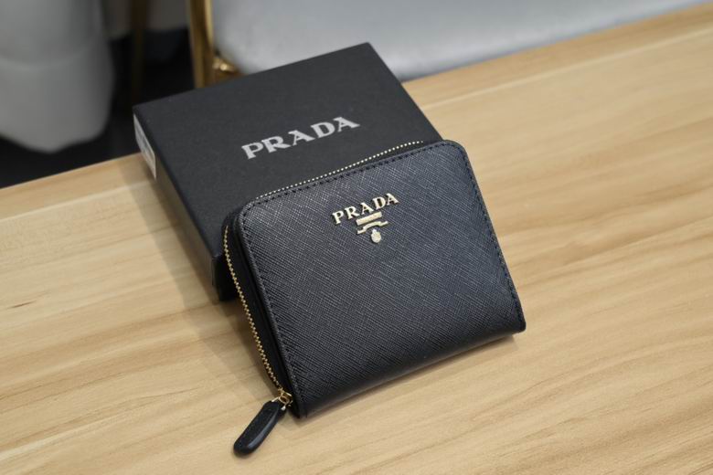 Prada Saffiano Leather Wallet Zip-Around Style Black 2026 | Drip Kickz Prada Saffiano Leather Wallet Zip-Around Style Black