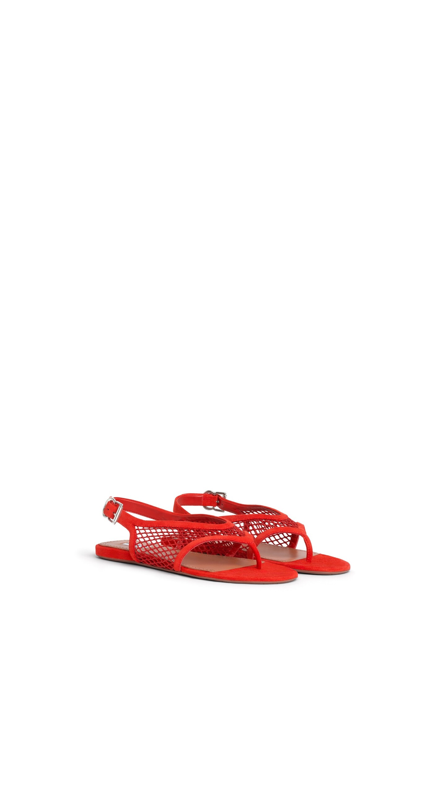 Alaïa Fishnet Thong Sandals Suede 2026 | Drip Kickz Alaïa Fishnet Thong Sandals Suede - Image 2