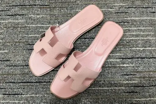 Hermes Chypre Sandals Pink