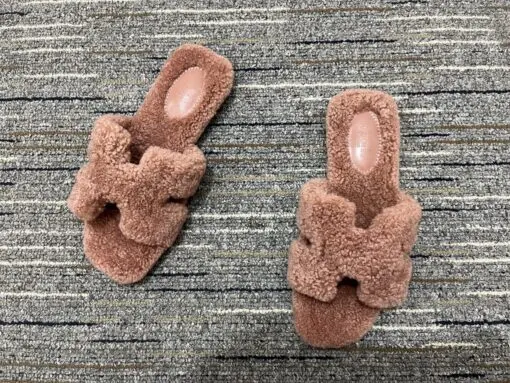 Hermes Chypre Wool Sandals Brown 2026 | Drip Kickz Hermes Chypre Wool Sandals Brown - Image 2