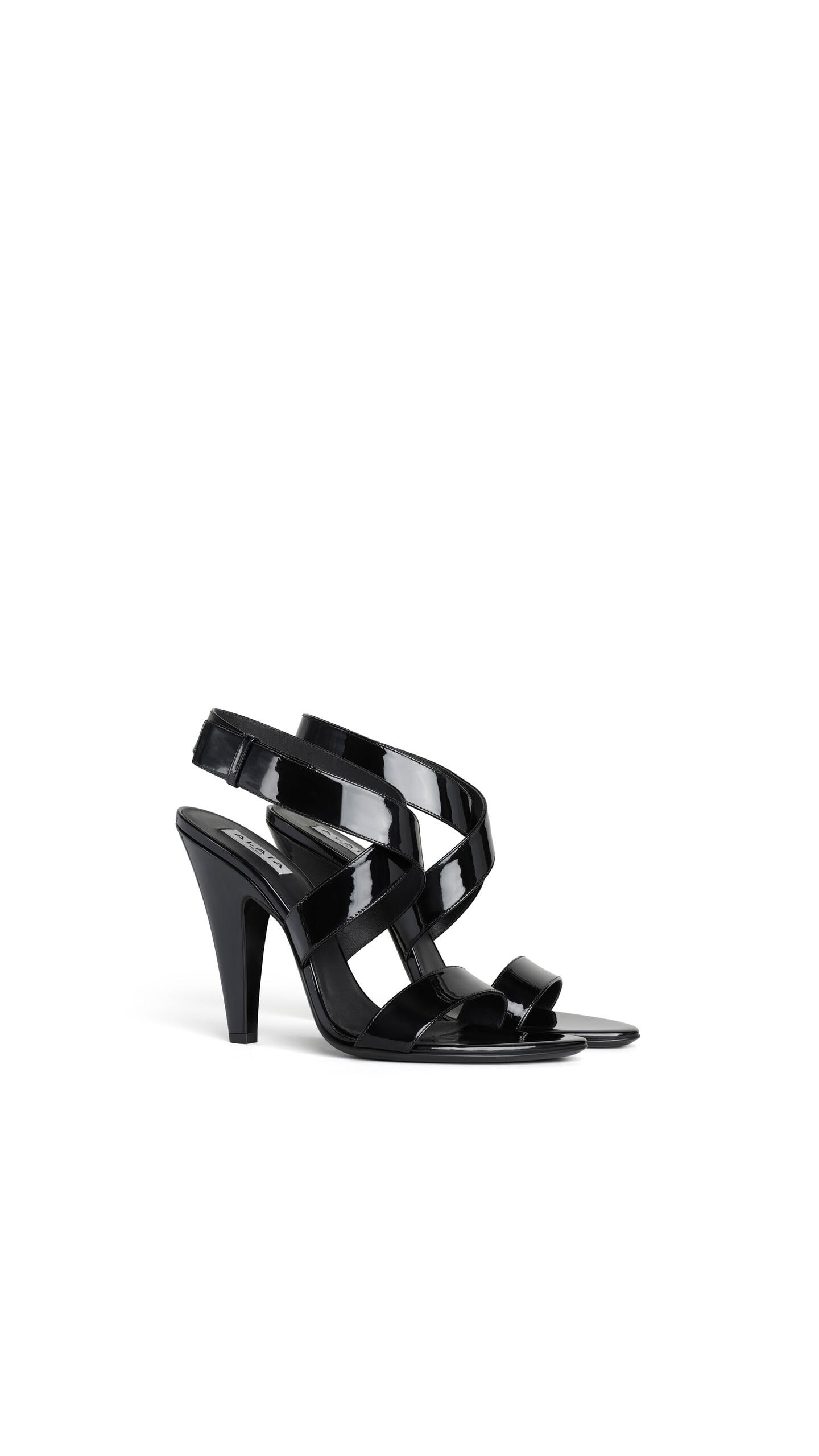 Alaïa Cone Sandals Mirror Calfskin Black 2026 | Drip Kickz Alaïa Cone Sandals Mirror Calfskin Black - Image 2