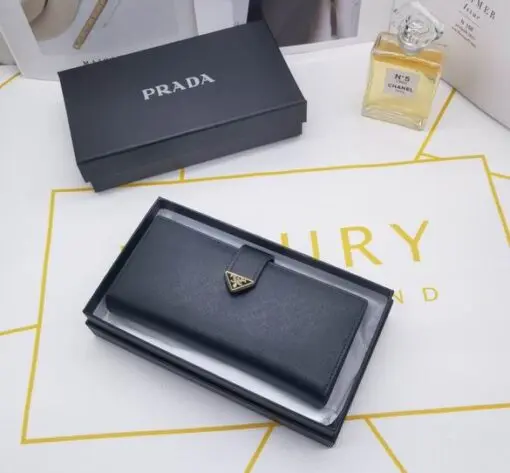 Travertine Stone Large Leather Wallet Black 2026 | Drip Kickz Travertine Stone Large Leather Wallet Black