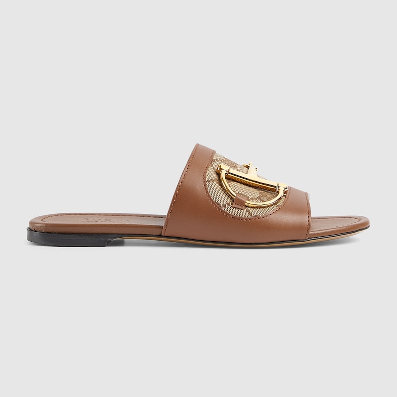 Women’s slide sandal with Horsebit Light brown 2026 | Drip Kickz Women’s slide sandal with Horsebit Light brown - Image 2