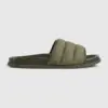 Men’s slide sandal Dark green