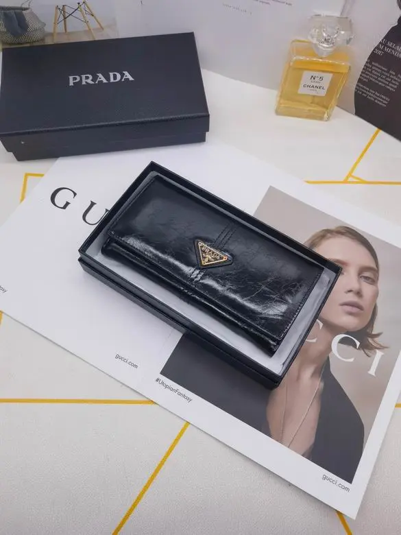 Prada Saffiano Leather Long Wallet Glossy Black 2026 | Drip Kickz Prada Saffiano Leather Long Wallet Glossy Black
