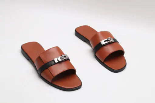 Hermès Gabriel Sandal Brown