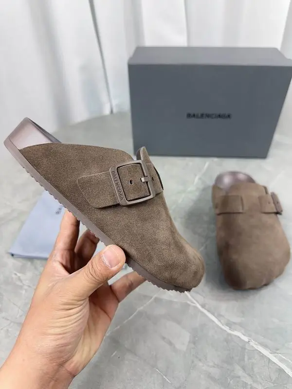 Balenciaga Sunday Mules Light Brown Suede 2026 | Drip Kickz Balenciaga Sunday Mules Light Brown Suede - Image 2