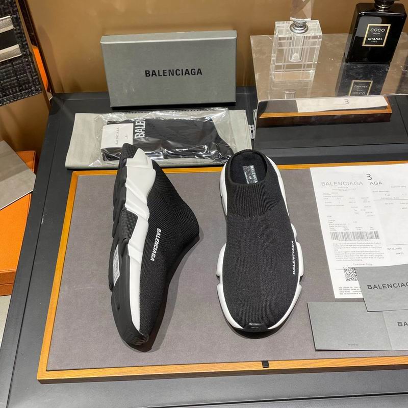 Balenciaga Speed 2.0 Recycled Knit Mule Sneakers Black 2026 | Drip Kickz Balenciaga Speed 2.0 Recycled Knit Mule Sneakers Black - Image 2